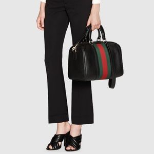 ✨SOLD✨Gucci Vintage Web Boston Bag